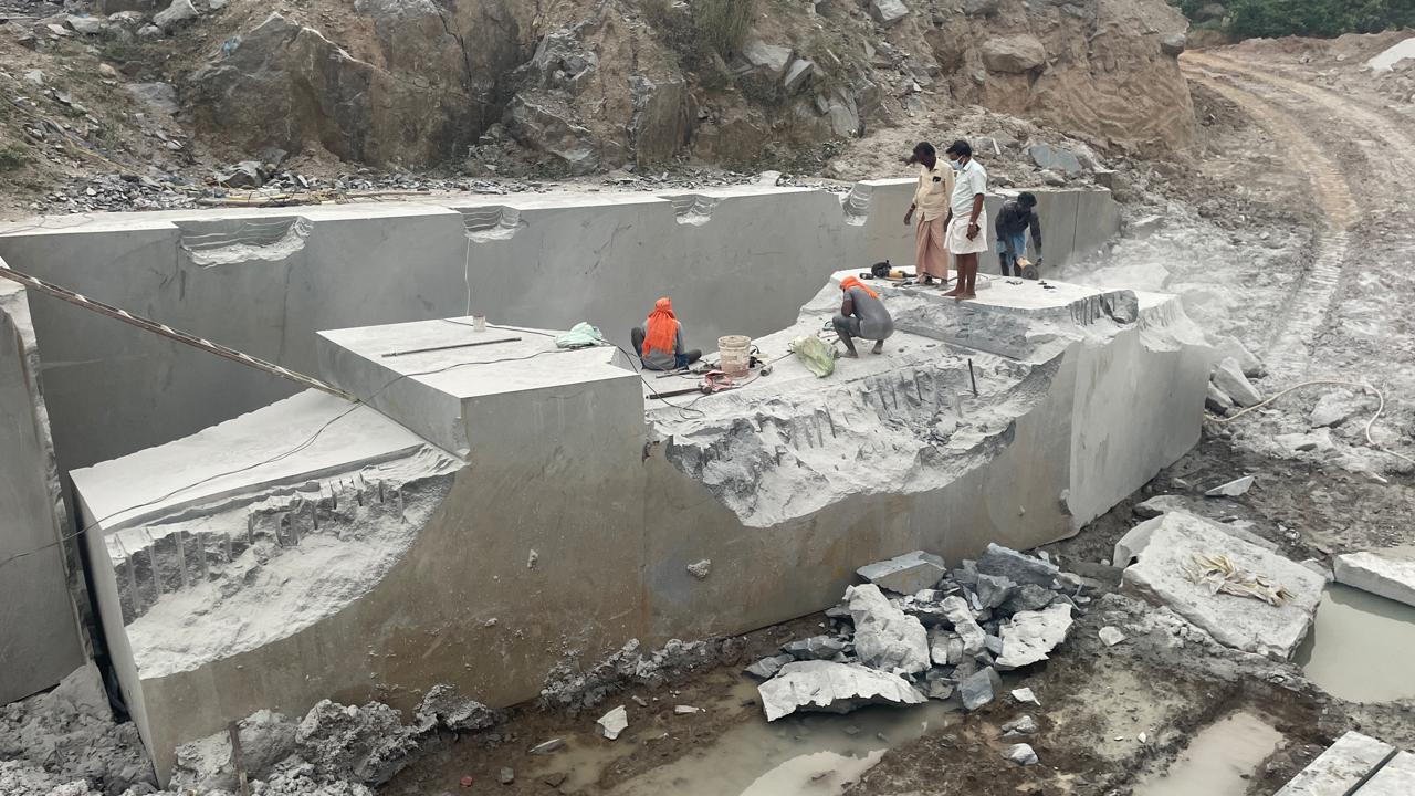 Granite Quarry Rock before carving